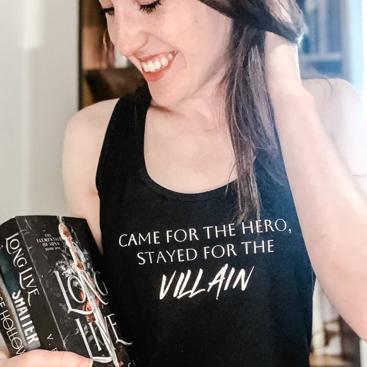 Came For The Hero, Stayed For The Villain Tank Top