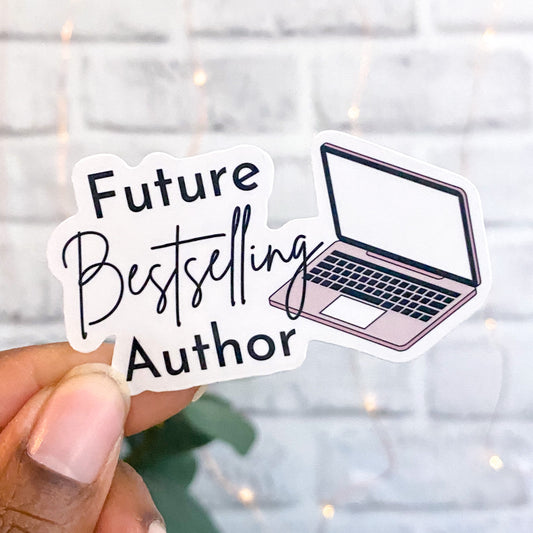 Future Bestselling Author Sticker