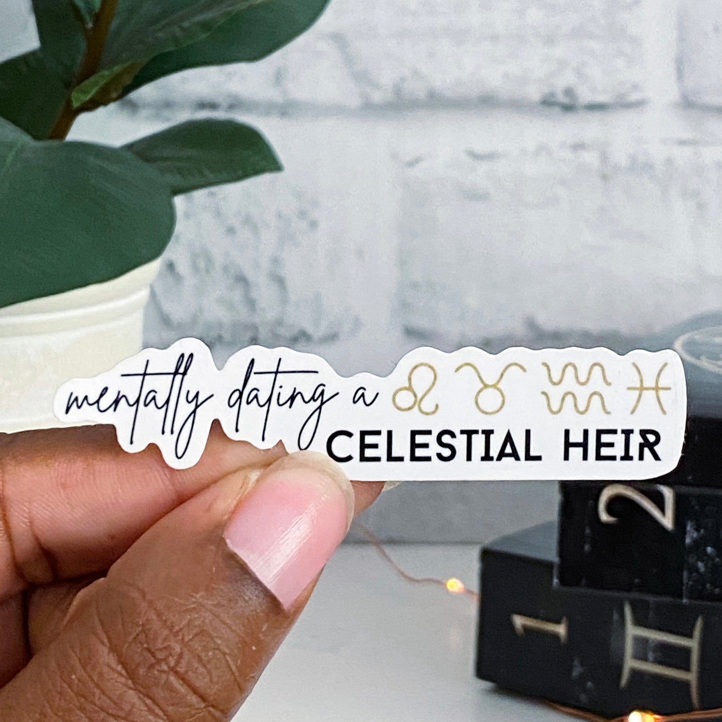Mentally Dating a Celestial Heir ZA Sticker